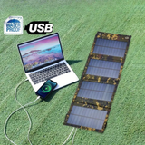 UltraSlim Solar Charger Pro – Hopfällbar powerbank för camping och nödbatterier MILA Sverige