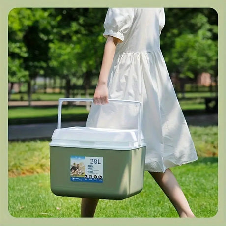 Carvallo Kylbox FrostoGo | 24h Kylförvaring | Robust & Kompakt | Avokado Grön Carvallo