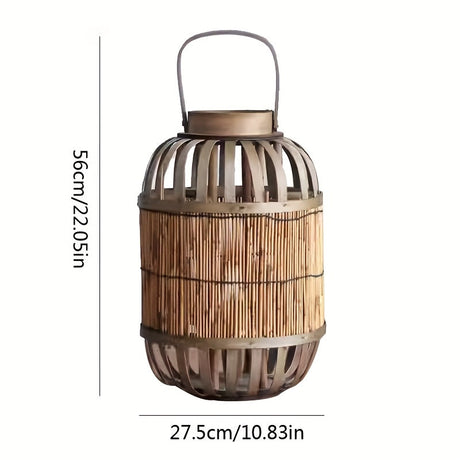 Rustik Trälykta – Äkta Atmosfärsskapare för Trädgård, Terrass eller Inredning Carvallo