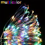 TwinkleWire - USB LED Koppartråd Ljuslina, Flerfärgad Dekoration Carvallo