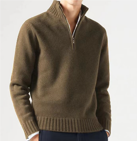 Pullover-tröja för män-Hemnix-Brun-M-Hemnix