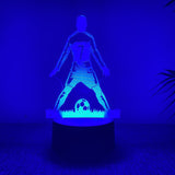 SportGlow - 3D Fotbollspelare LED Nattlampa med Färgändring Carvallo