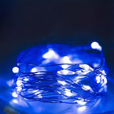 Batteridrivna koppartrådsslingor med ljus Carvallo