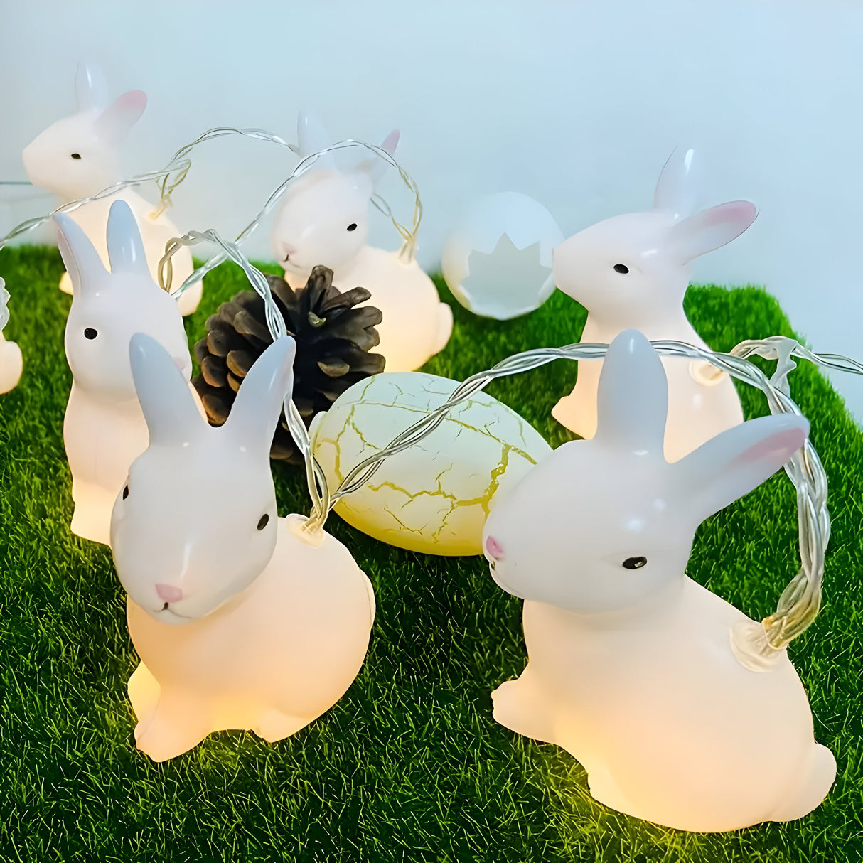 LumiRabbit Light - Vintage-stil LED-kanin kette ljus Carvallo