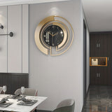 LuxuryTime - Modern Metallväggklocka, 18 tum Carvallo