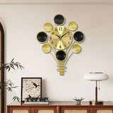 Modern Metallisk Tyst Väggklocka - Ballongformad, Dekorativ för Vardagsrum och Sovrum Carvallo