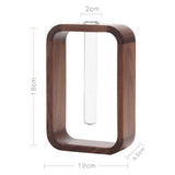 Carvallo – Stilig träl och glas förökning vase för en naturlig accent Carvallo