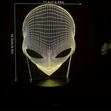 CosmicGlow - 3D Sänglampa med Svart Bas och 7 Färger LED Belysning Carvallo