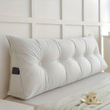 PlushTriangle Kudde – Andas Linne Triangulär Ryggkudde Carvallo