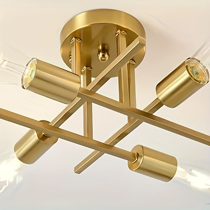 SatelliteLight - Svart Järn Modern Taklampa med Industriell Stil Carvallo