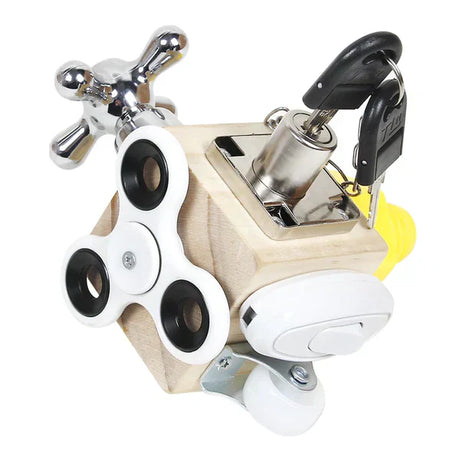 Montessori Trä Sensorisk Lärande Aktivitet Kub Carvallo