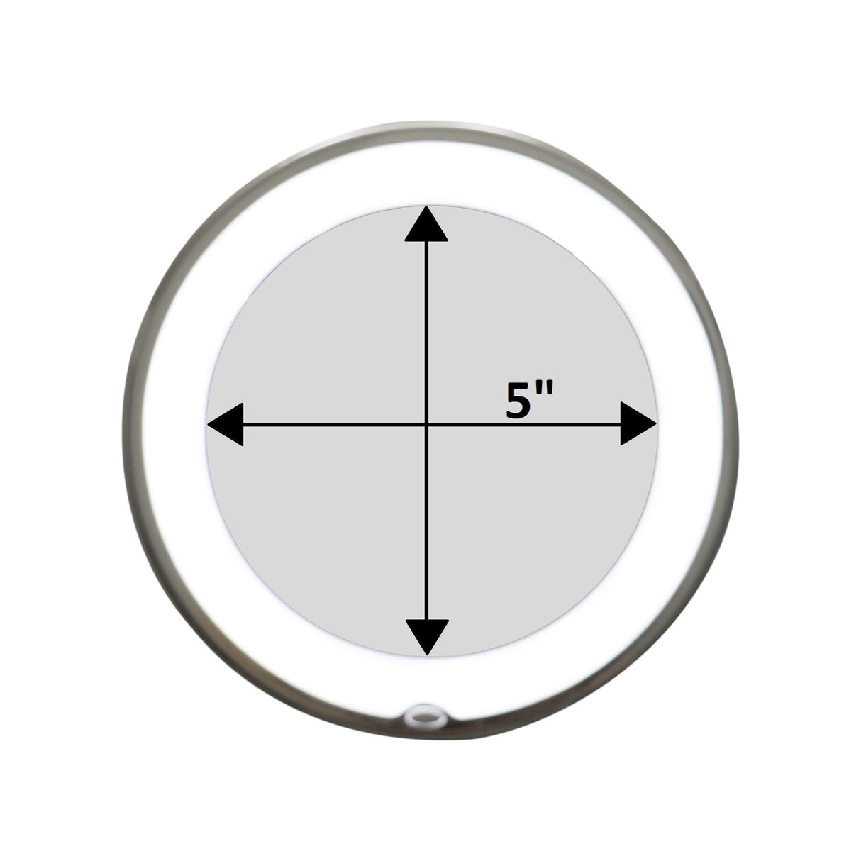 Carvallo LED-förstöringsspegel med svanhals | 10x zoom & dagsljus-LED | Flexibel & trådlös Carvallo