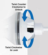 Carvallo LED-förstöringsspegel med svanhals | 10x zoom & dagsljus-LED | Flexibel & trådlös Carvallo