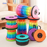 Flexistool - Teleskopisk justerbar pall med halkfri matt yta MILA Sverige