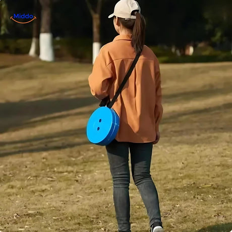 Flexistool - Teleskopisk justerbar pall med halkfri matt yta MILA Sverige