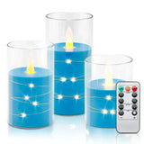 Candle Lights Set med Realistisk LED-Ljus Carvallo