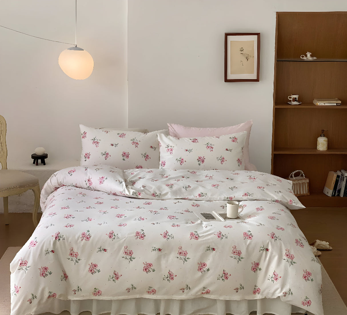 LushPetal Set – Elegant Blommig Sängset Carvallo