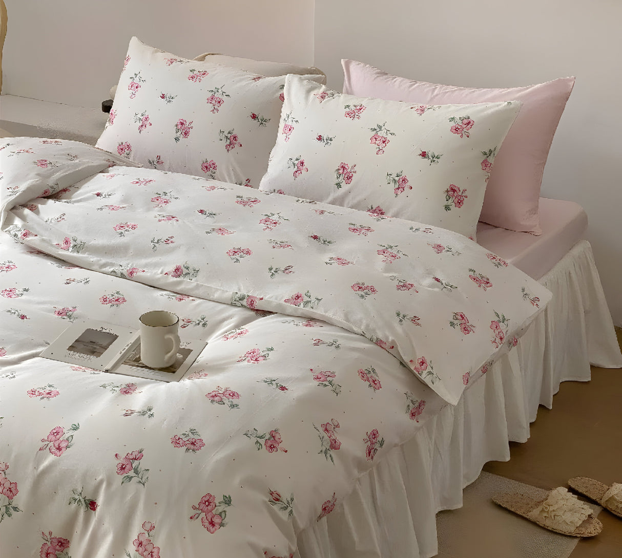 LushPetal Set – Elegant Blommig Sängset Carvallo