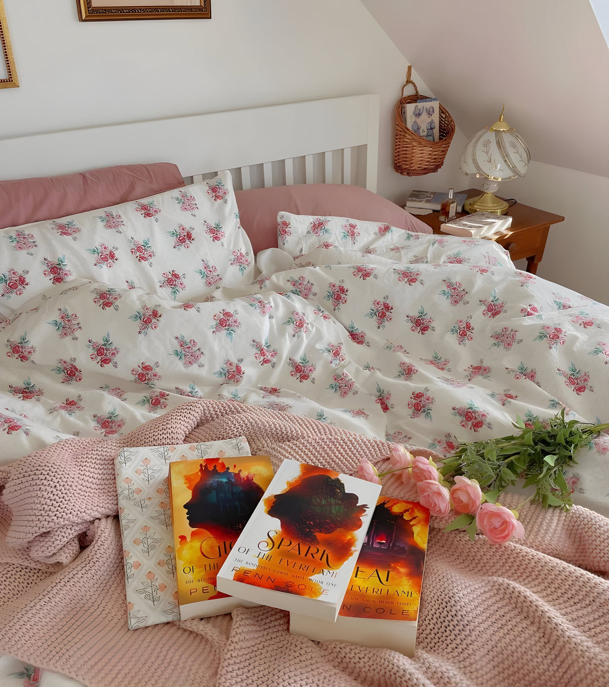 LushPetal Set – Elegant Blommig Sängset Carvallo