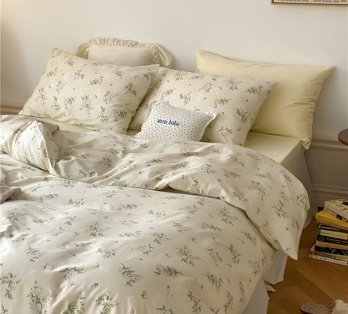 LushPetal Set – Elegant Blommig Sängset Carvallo