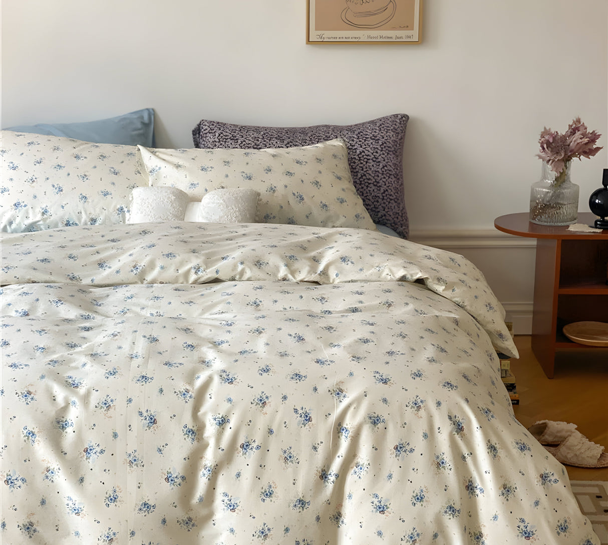 LushPetal Set – Elegant Blommig Sängset Carvallo