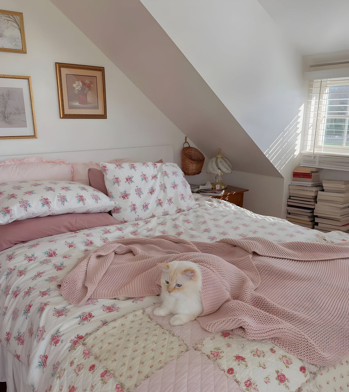 LushPetal Set – Elegant Blommig Sängset Carvallo