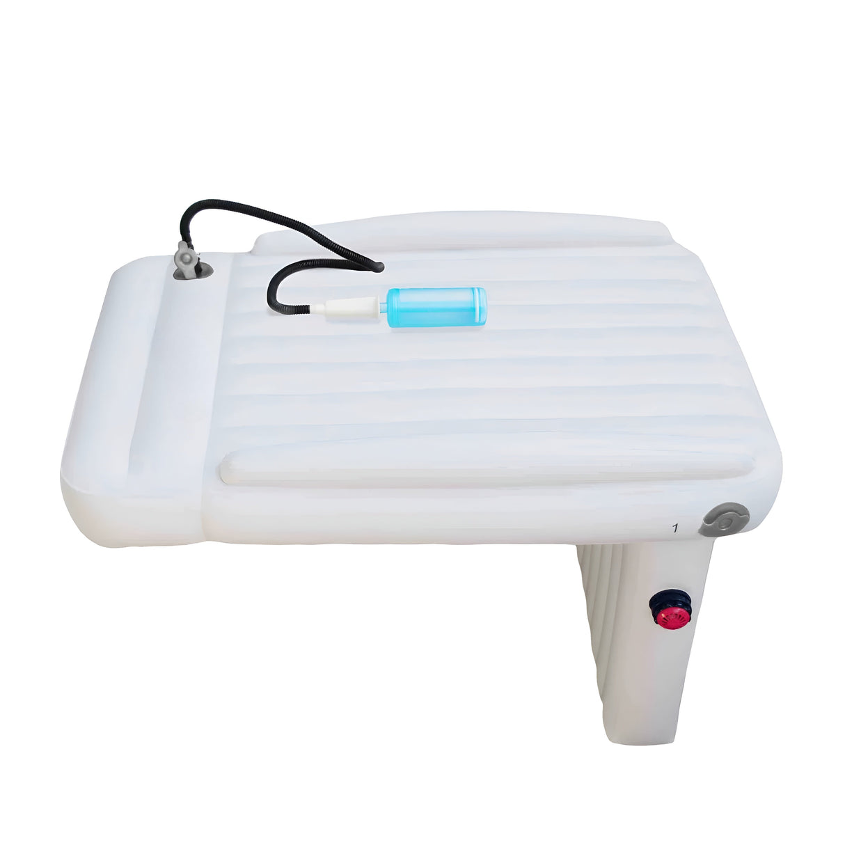 Carvallo-resesäng Luftolino | Integrerad pump & kantskydd | Uppblåsbar & kompakt | 80×50 cm Carvallo