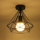 1-Ljus Mini Metall Geometrisk LED Retro Taklampa Carvallo