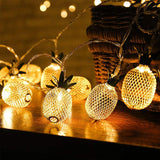 Carvallo - Legesyga ananasformade ljusslingor för förtrollande utomhusdekoration Carvallo