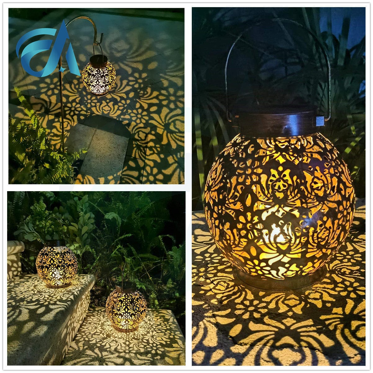 SolarGlow Lantern | Marockansk Stil Utomhus Solarljus Carvallo