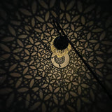 Carvallo Shine Solar trädgårdslampa rostfritt stål | Feenljus-design | Lång ljus varaktighet | 30x12 cm + 80 cm stång Carvallo