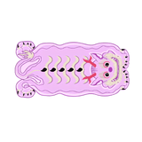 SnuggleNest - Rund matta med nyckfullt drakeskratt MILA Sverige