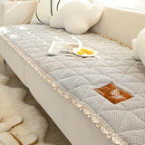 Brödform Chenille Halkfri Soffaöverdrag för Soffa Carvallo