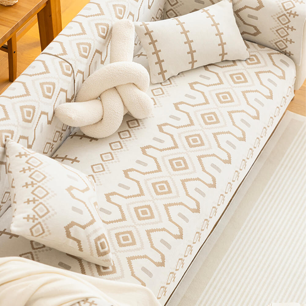 Chenille tyg Andningsbar Slitstark Soffa Täckande Deco Carvallo