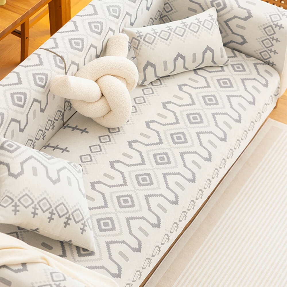 Chenille tyg Andningsbar Slitstark Soffa Täckande Deco Carvallo