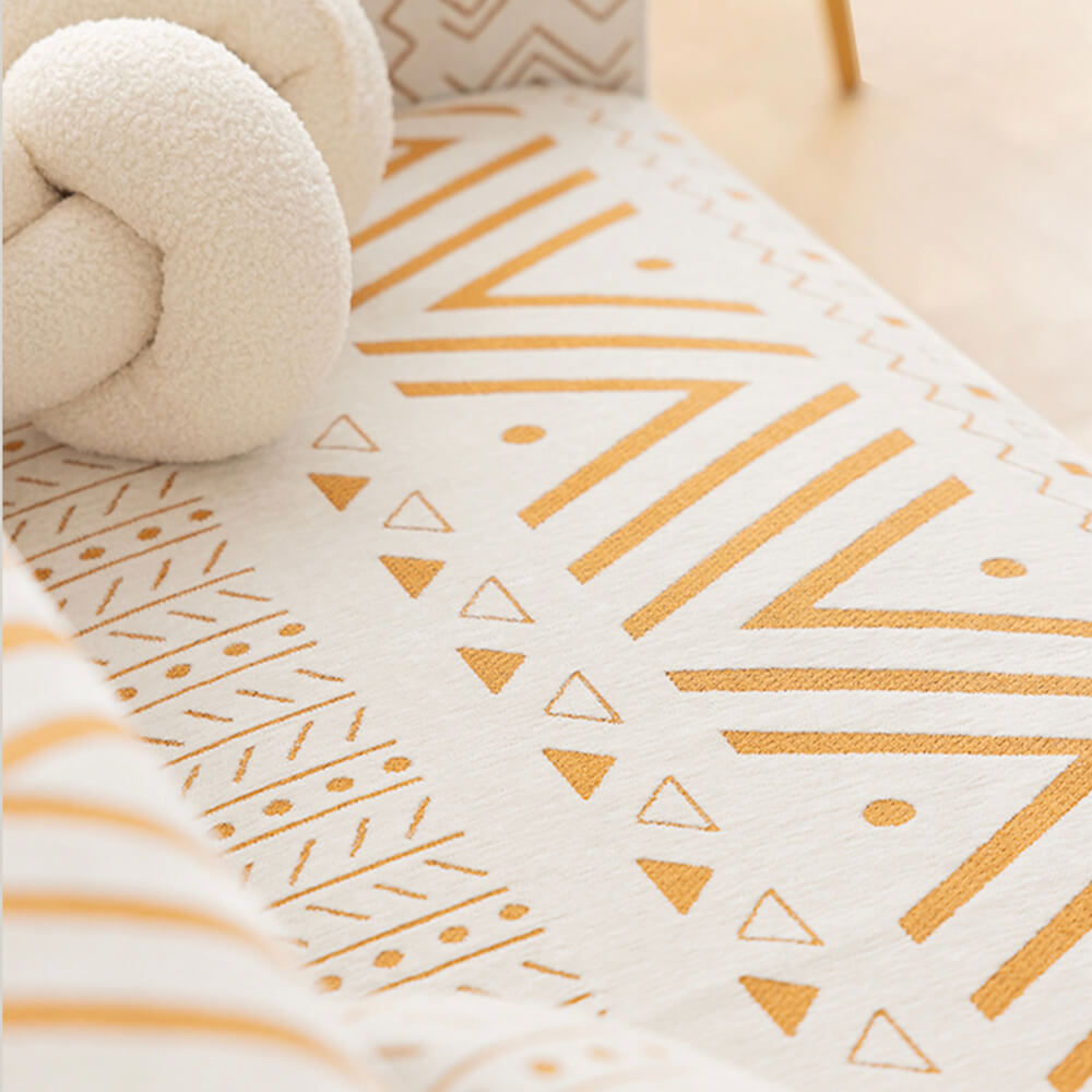 Chenille tyg Andningsbar Slitstark Soffa Täckande Deco Carvallo