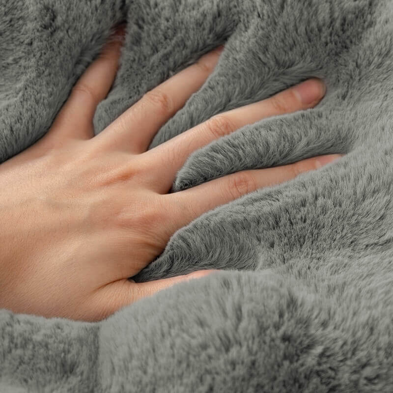 Mysig Plysch Enfärgad Halkfri Sofföverdrag för Komfort Carvallo