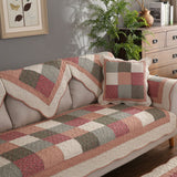 Bomullsquiltad tvättbar halkfri sofföverdrag med komfort Carvallo