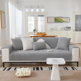 Krämfärgad Berberfleece Anti-scratch Sofföverdrag Carvallo