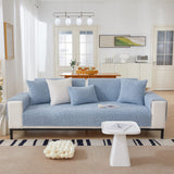 Krämfärgad Berberfleece Anti-scratch Sofföverdrag Carvallo