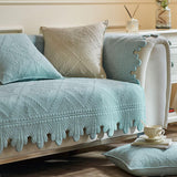 Fashion Leaf Trim Cotton Washable Sofföverdrag 70x70 cm Carvallo