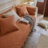 Fashion Leaf Trim Cotton Washable Sofföverdrag 70x70 cm Carvallo