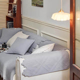 Fashion Leaf Trim Cotton Washable Sofföverdrag 70x70 cm Carvallo