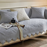 Fashion Leaf Trim Cotton Washable Sofföverdrag 70x70 cm Carvallo