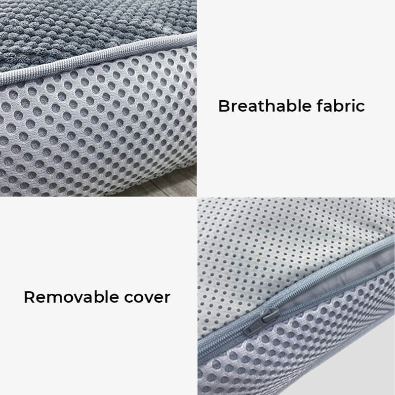 Premium Ortopedisk Hundsäng Andningsbar Stödjande Lätt att Rengöra Carvallo