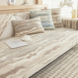 Plush Cream Comfort Mebel Skyddsmatta Sofföverdrag Carvallo