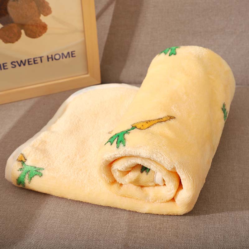 Mysig flanell husdjursfilt Mjuk Färgglad Mångsidig användning Carvallo