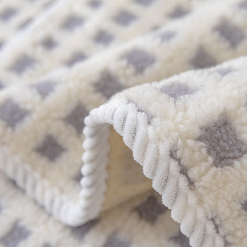 Varm Sherpa Fleece Pläd Sofföverdrag Möbelskydd Carvallo