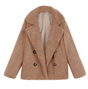 Oversized fluffig fleecejacka för kvinnor Hemnix