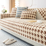 Houndstooth Plush Mat Möbelskydd Antiglidskydd Carvallo